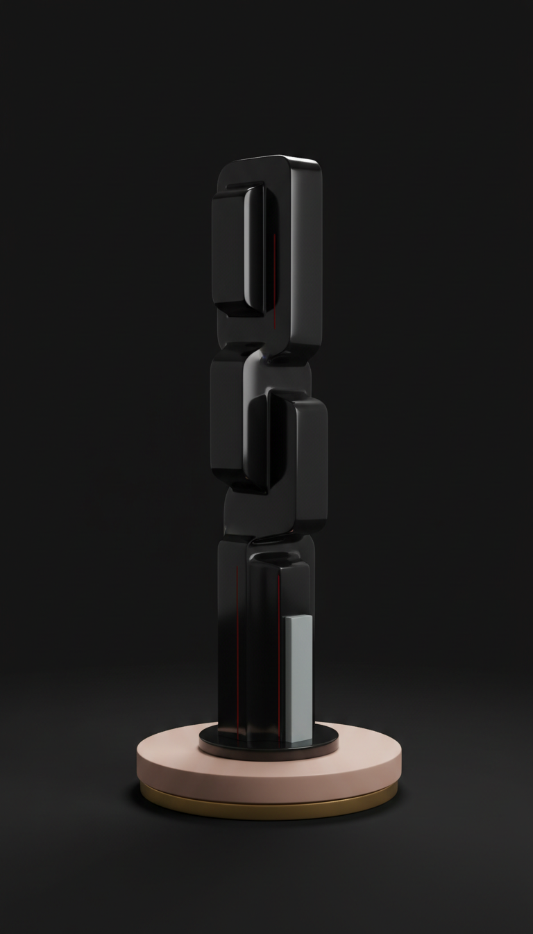 Obsidian Black Floor Lamp