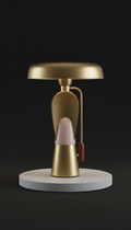 Brushed Brass Table Lamp