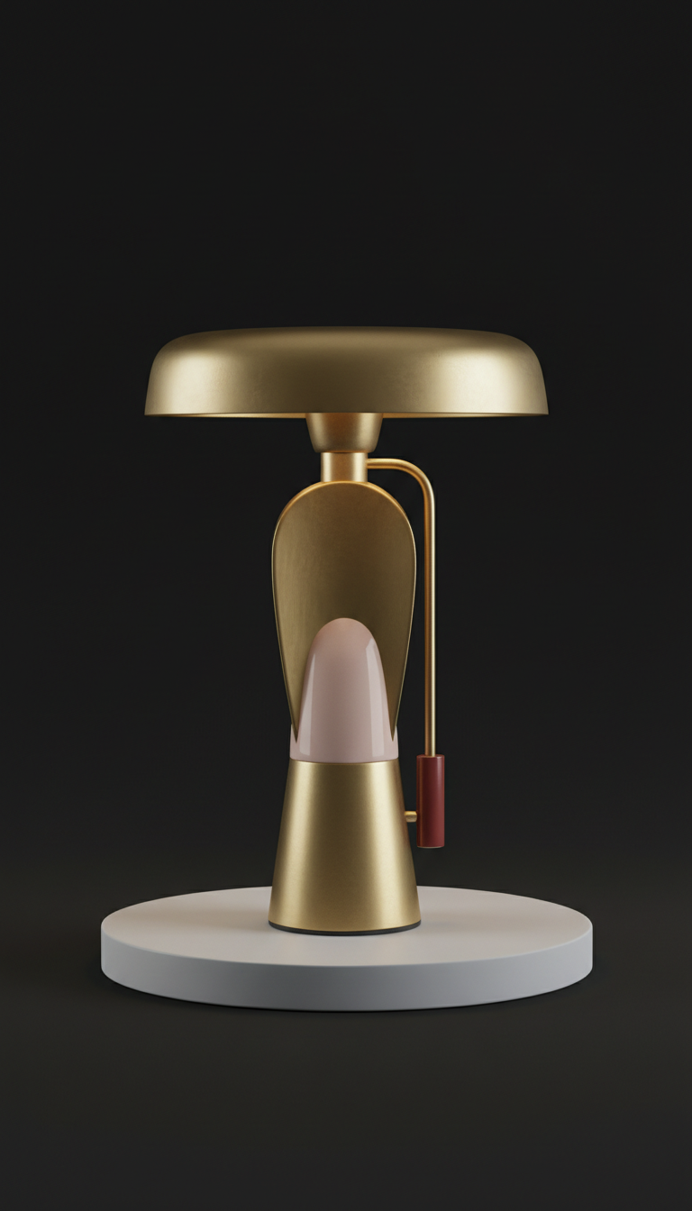 Brushed Brass Table Lamp