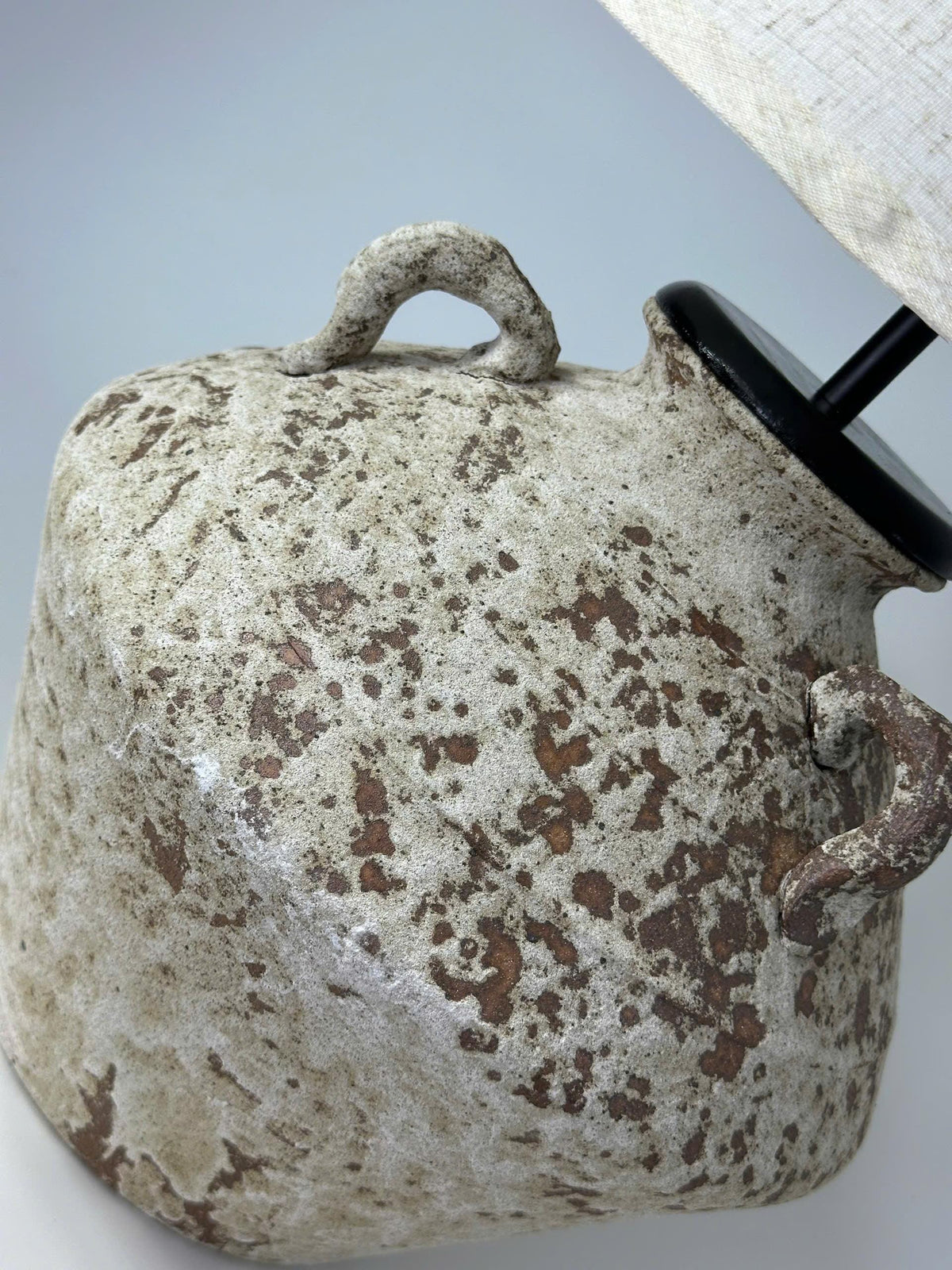 Unique ceramic craftsmanship that turns a simple lamp into a timeless statement piece.