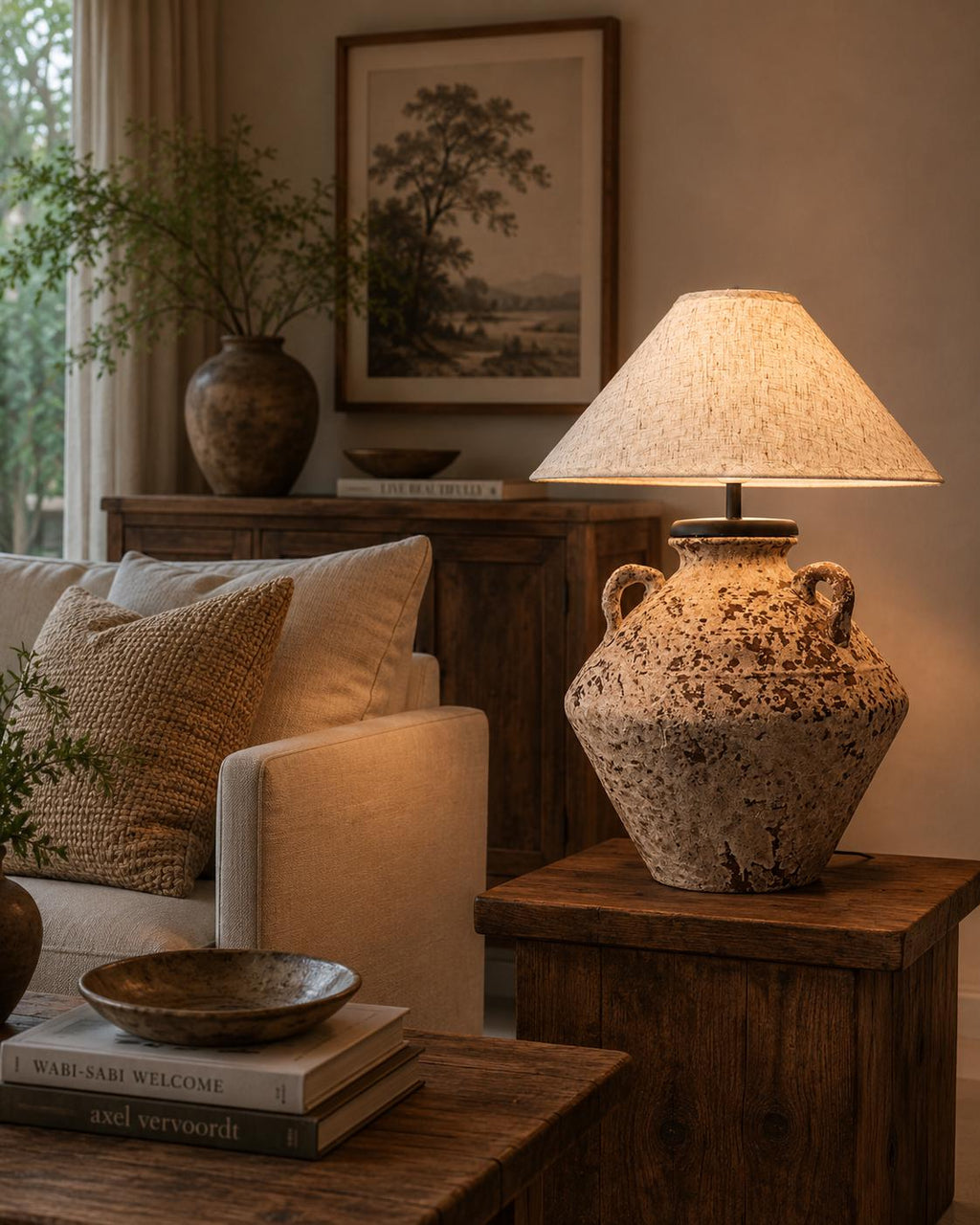 Unique ceramic craftsmanship that turns a simple lamp into a timeless statement piece.