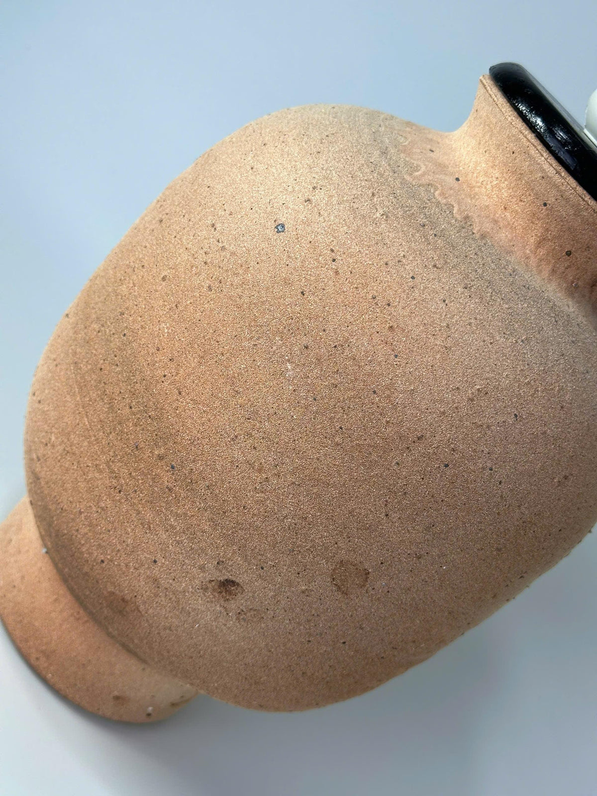 Handmade Ceramic Table Lamp, Earthy Tones, Cozy Ambient Glow, Japandi Wabi-Sabi Interiors